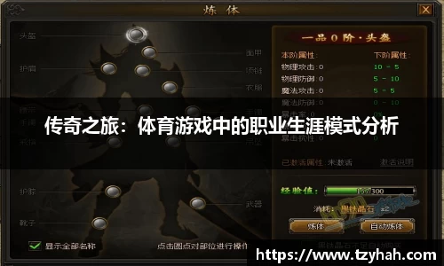传奇之旅：体育游戏中的职业生涯模式分析